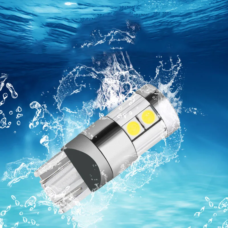2x t10 светодиодный фонарь w5w DRL для автомобиля 3030 9 SMD 194 168 габаритный чтения