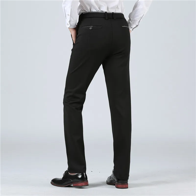 BATMO new arrival high quality casual pants men,men's smart casual pants,elastic trousers,plus-size 1828