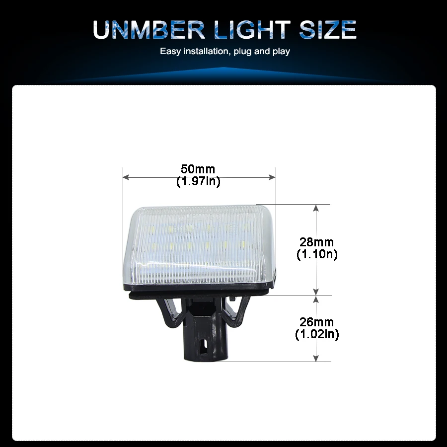 Ксеноновые белые светодиодсветодиодный лампы OEM для номерного знака Mazda CX-5 Speed 6