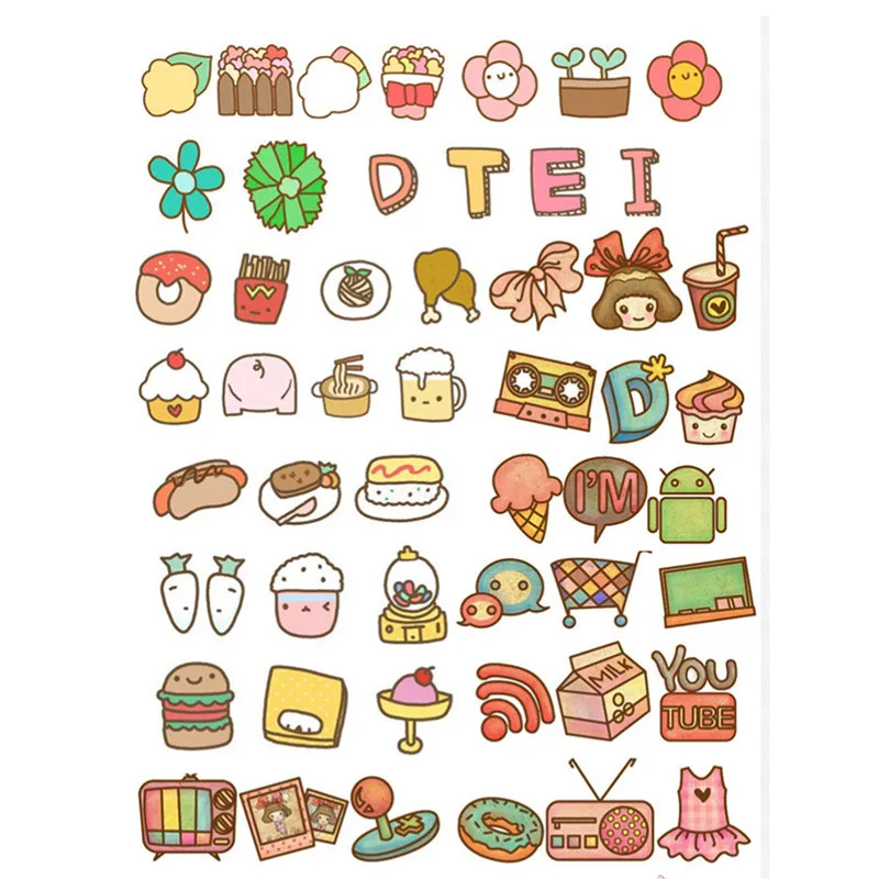 sz08203 2 шт. корейские милые, каваи, карандаши Molang Rabbit DIY скрапбукинги блокнот бумажные стикеры для книг планировщик стикеры школьные офисные принадлежности - Цвет: sz08203