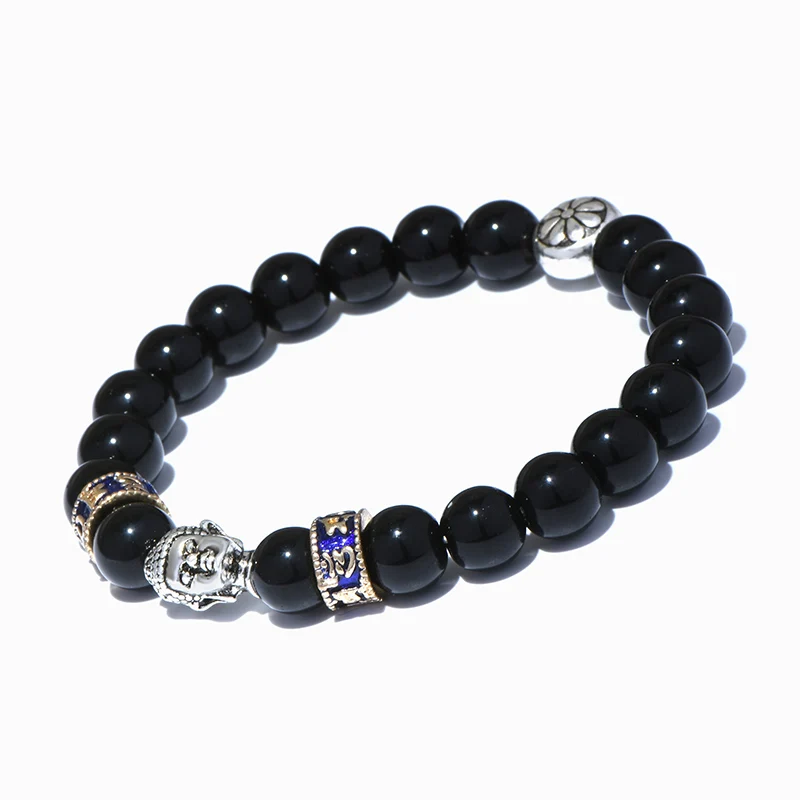 2017 античный этнический браслет Будды искусственная кожа эластичный для рук