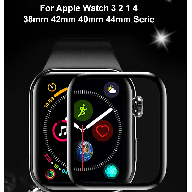 Защитная пленка для экрана прозрачная защитная с полным покрытием iWatch 4 40 мм 44 не