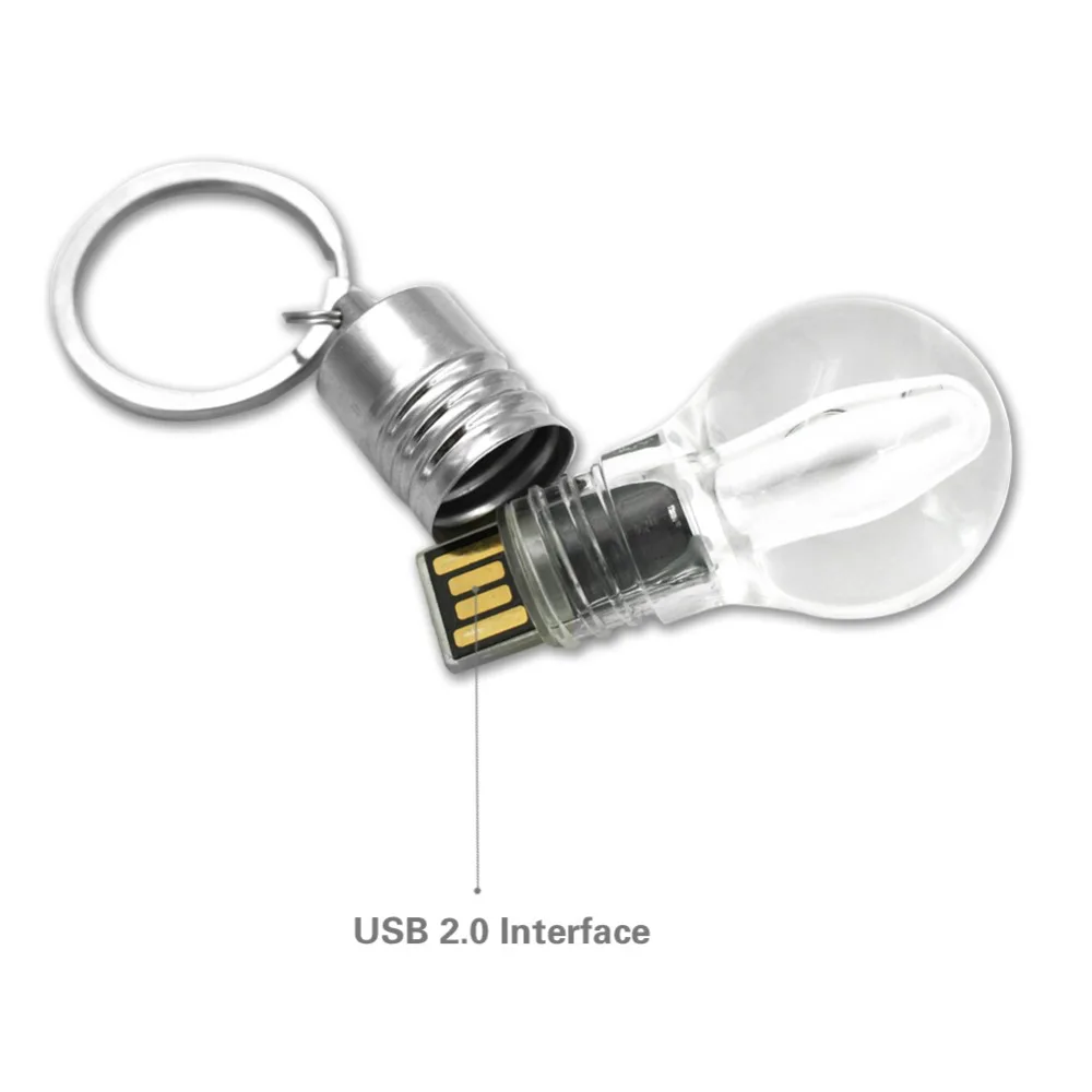2018 USB флеш накопитель 8 ГБ 16 32 Гб u диск светильник в форме лампы карта памяти