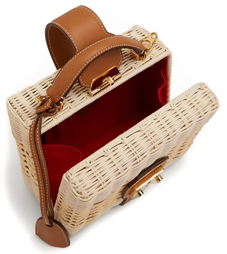 Новинка 2019 сумка из натуральной воловьей кожи ротанга соломенная модная