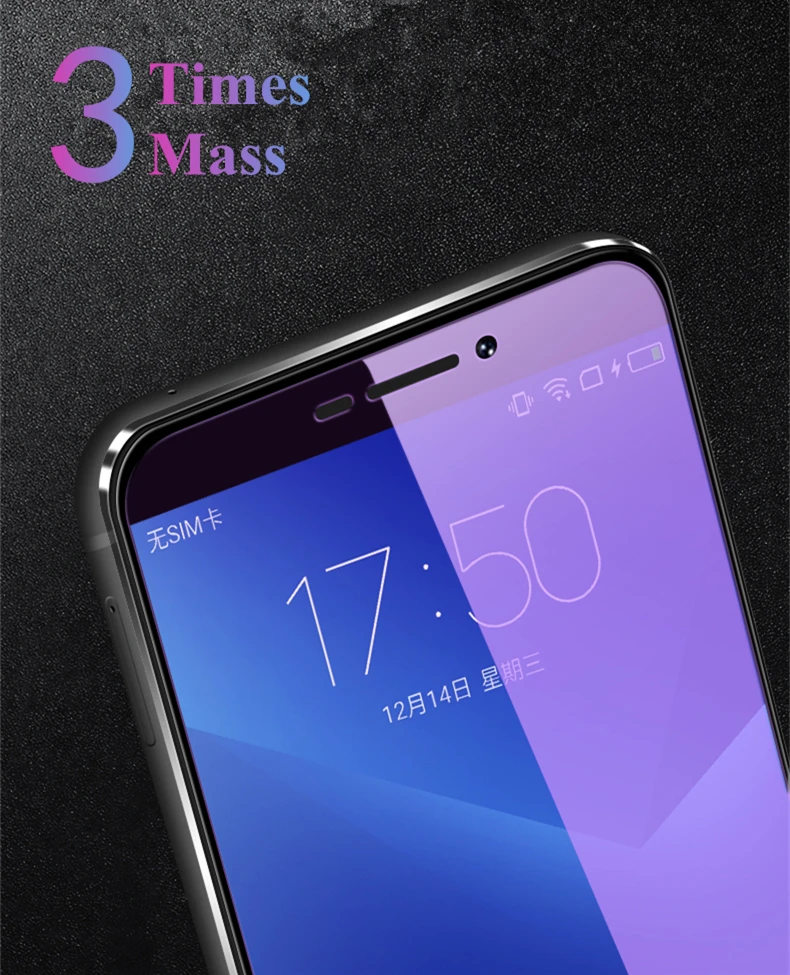 2 шт./лот 9H закаленное стекло для Meizu M6 Note M6S M6T стекло 2.5D анти Blu-Ray Защита экрана для Meizu m6s m6t m6 стеклянная пленка