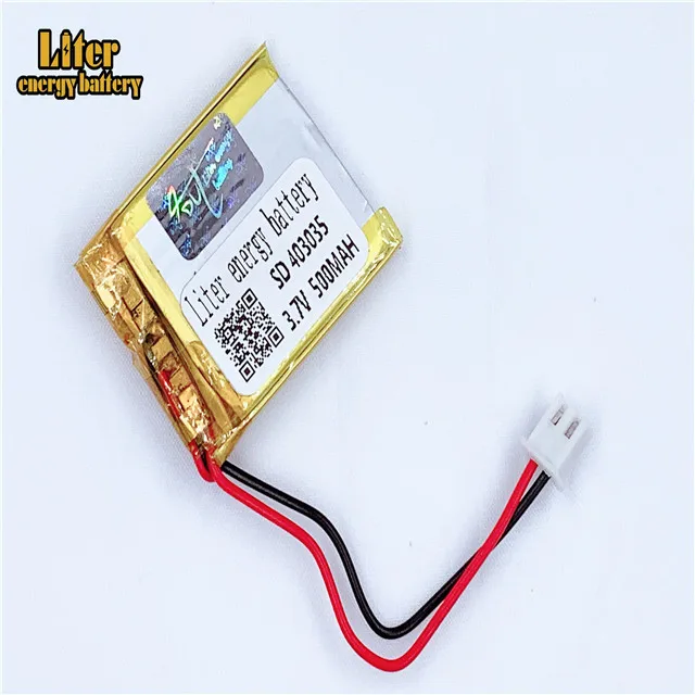 XHR 2P 2 54 3 7 V Колонка полимерная литиевая батарея 500mAh 403035|lithium battery|battery 600mahbattery battery |