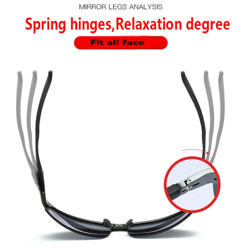 Поляризованные солнцезащитные очки из алюминия и магния