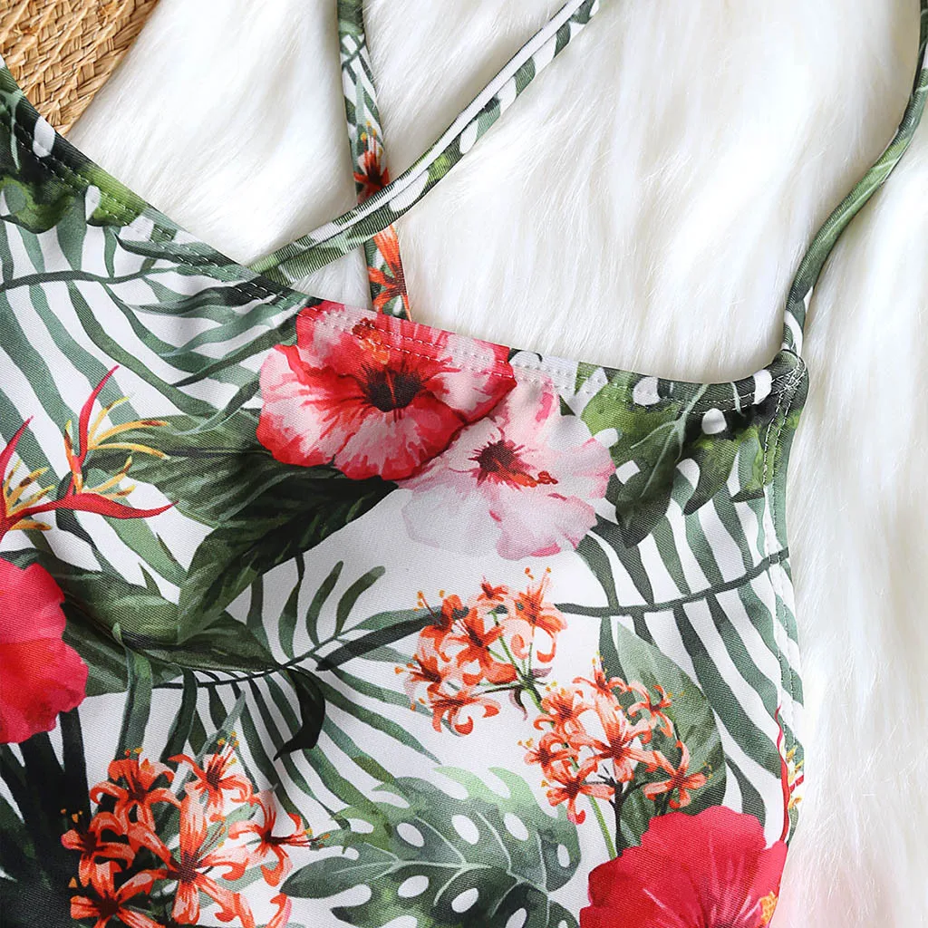 SAGACE комплект бикини завод печати купальник с открытой спиной лаконичные