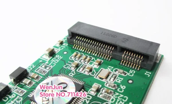 Новый высокоскоростной mSATA Mini PCI-E SATA SSD JM20330 50 мм к ZIF CE 1 8 дюйма 40-контактный адаптер