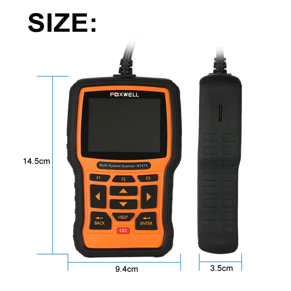 2016 Новое Прибытие FOXWELL NT510 OBDII авто диагностический сканер multi-системы Code Reader
