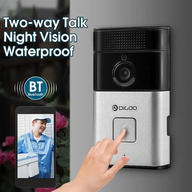 Digoo SB-XYZ беспроводной дверной звонок bluetooth wifi умный дом приветствующий дверной звонок HD видеокамера телефон кольцо беспроводная камера безопасности