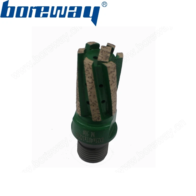 Boreway Поставка кусок 50 # D25 * 40T 1/2 &quotG CNC алмазные фрезы с усиленным дном для