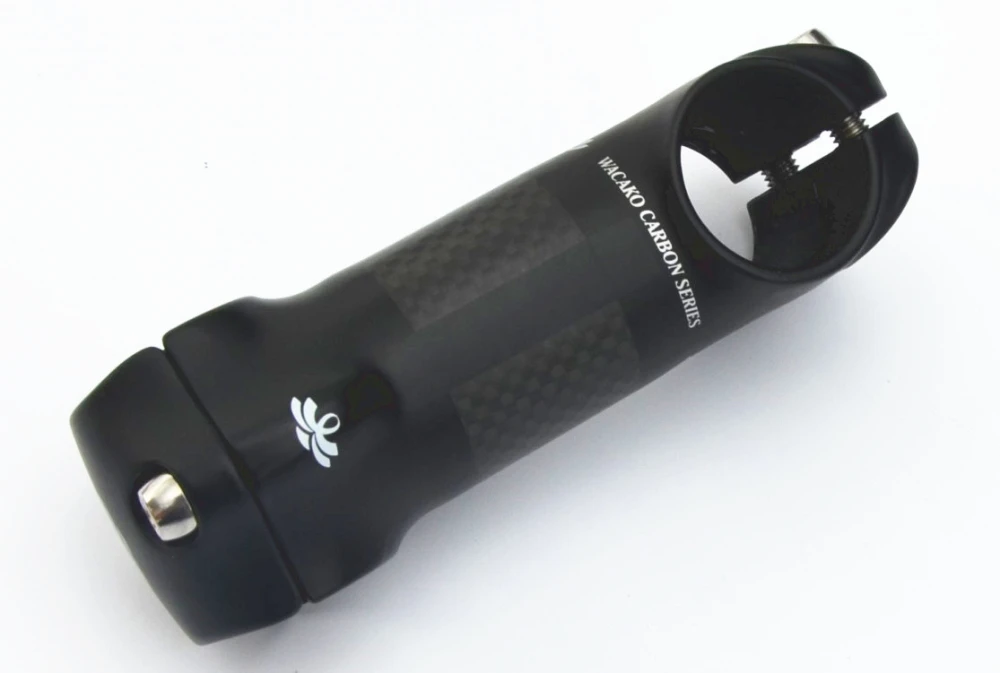 wacako 25.4mm stem carbon Aluminum Alloy bicycle road mountain MTB 50/60/70/80mm | Спорт и развлечения