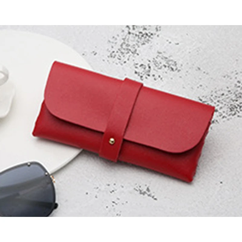 Чехол для очков ручной работы из мягкой ПВХ кожи 5 цветов L3 16 8*7 6*2 8 | Аксессуары