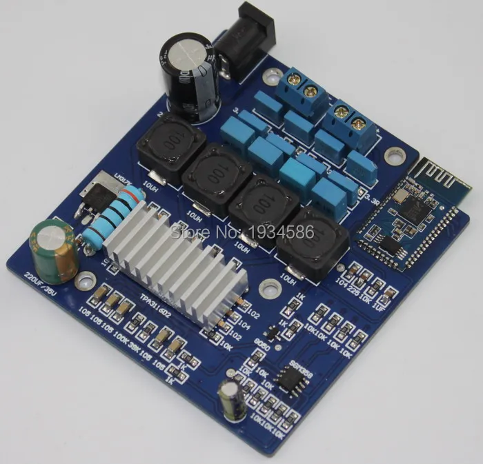 Цифровой усилитель Bluetooth TPA3116 TPA3116D2 50Wx2 3A CSR4.0 аудио Hi-Fi сабвуфер класса D Verst Board |