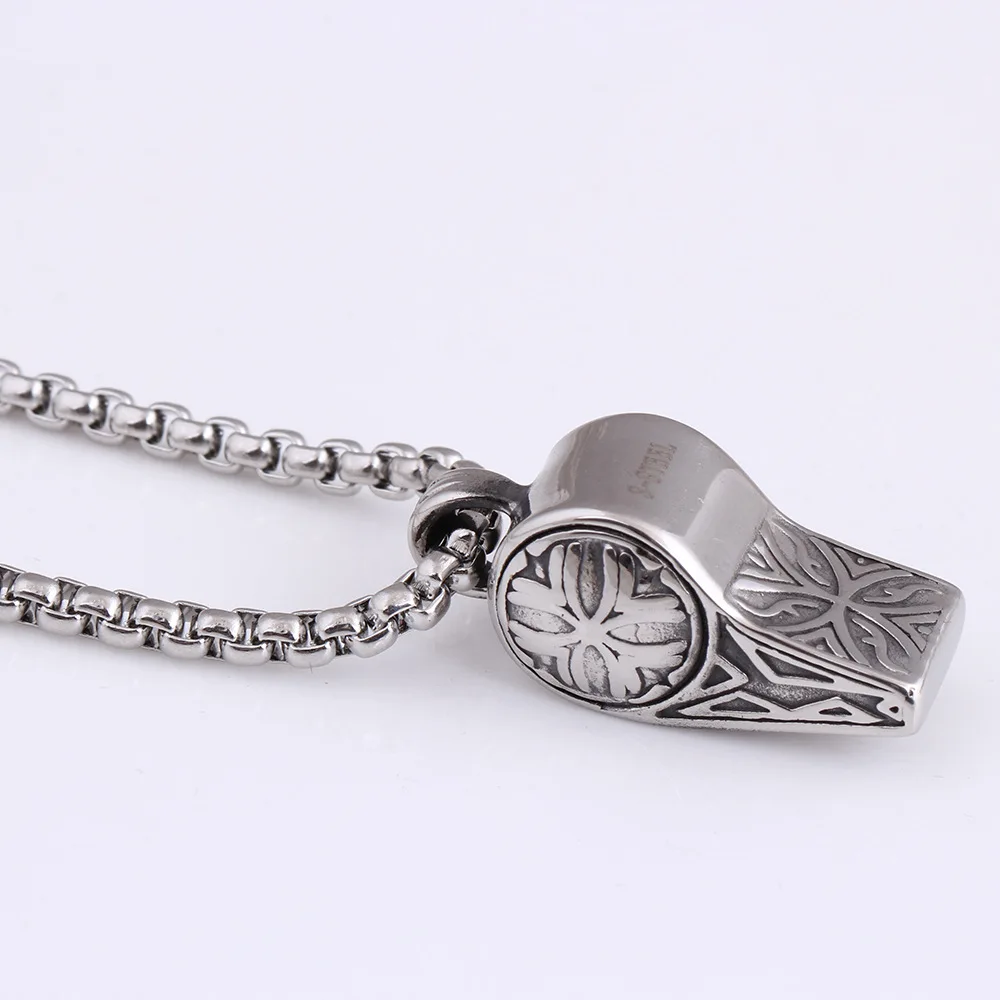 Fashion Whistle Shape Pendant Made Of Stainless Steel For Women and Man Jewelry pendant necklace | Украшения и аксессуары
