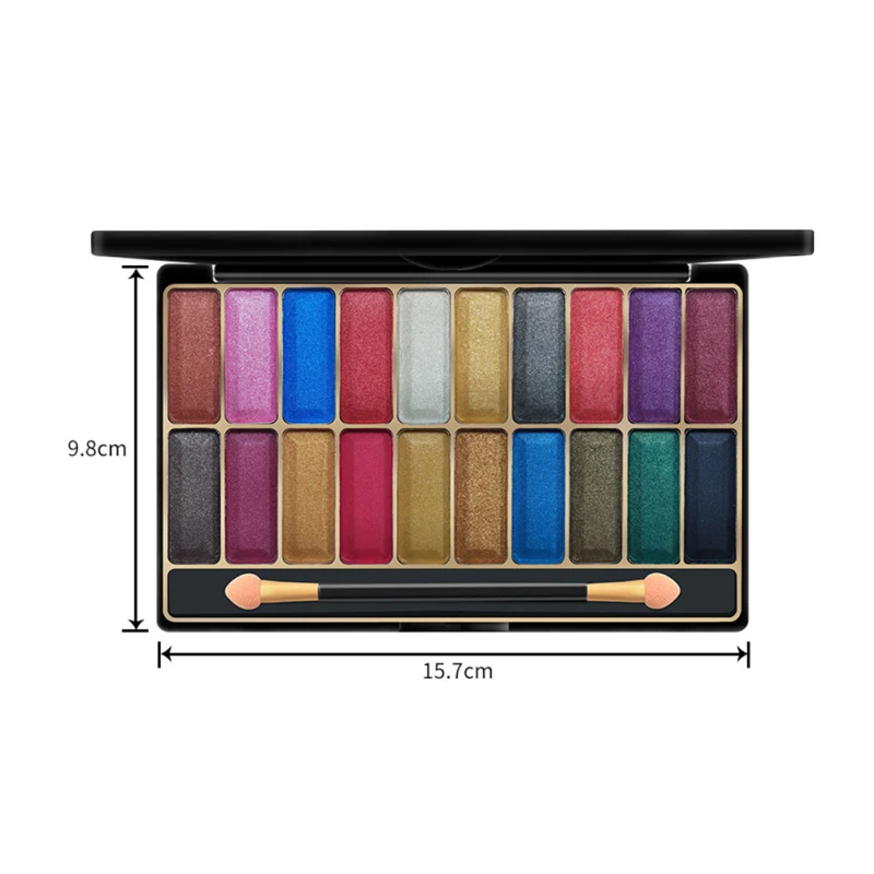 Палитра теней для век MISS ROSE 20 цветов матовые и жемчужные тени косметика красоты