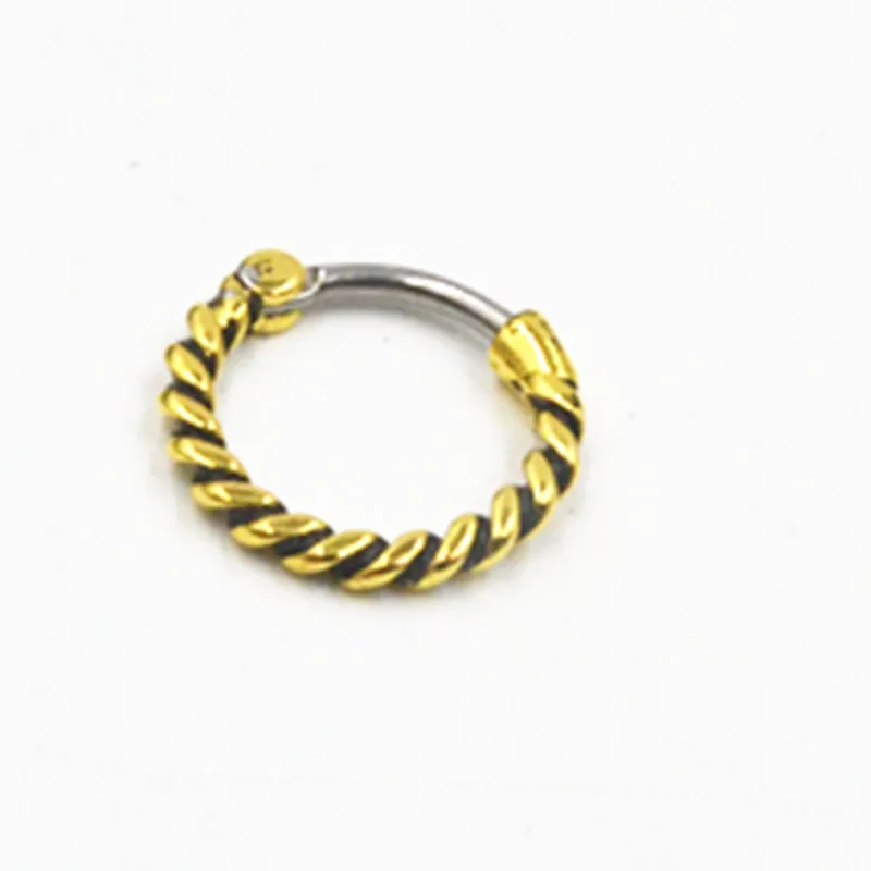 

50 шт./лот Бесплатная доставка 16 г открытый обруч для носа Козелок хрящ кольцо серьга пирсинг Новый