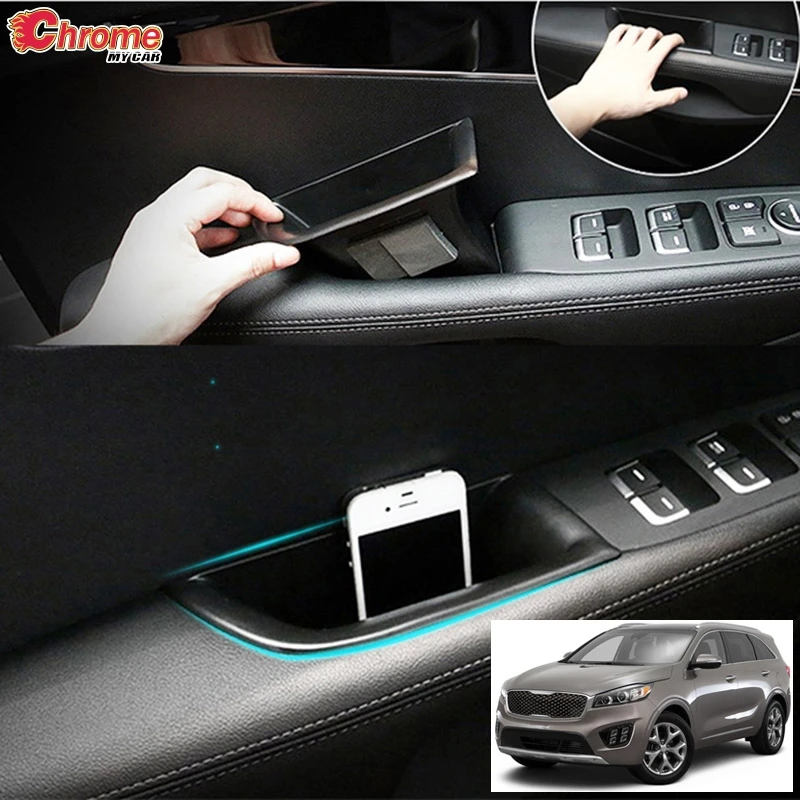Для Kia Sorento UM 2016 2017 коробка для хранения ручки передней двери центральная консоль