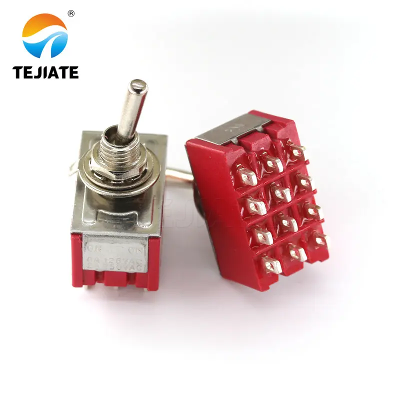 

1 шт. Φ MTS 103 MTS 202 переключатель, кнопка включения/выключения, Красный 6 контактов, 3 контакта, 9 контактов, Φ