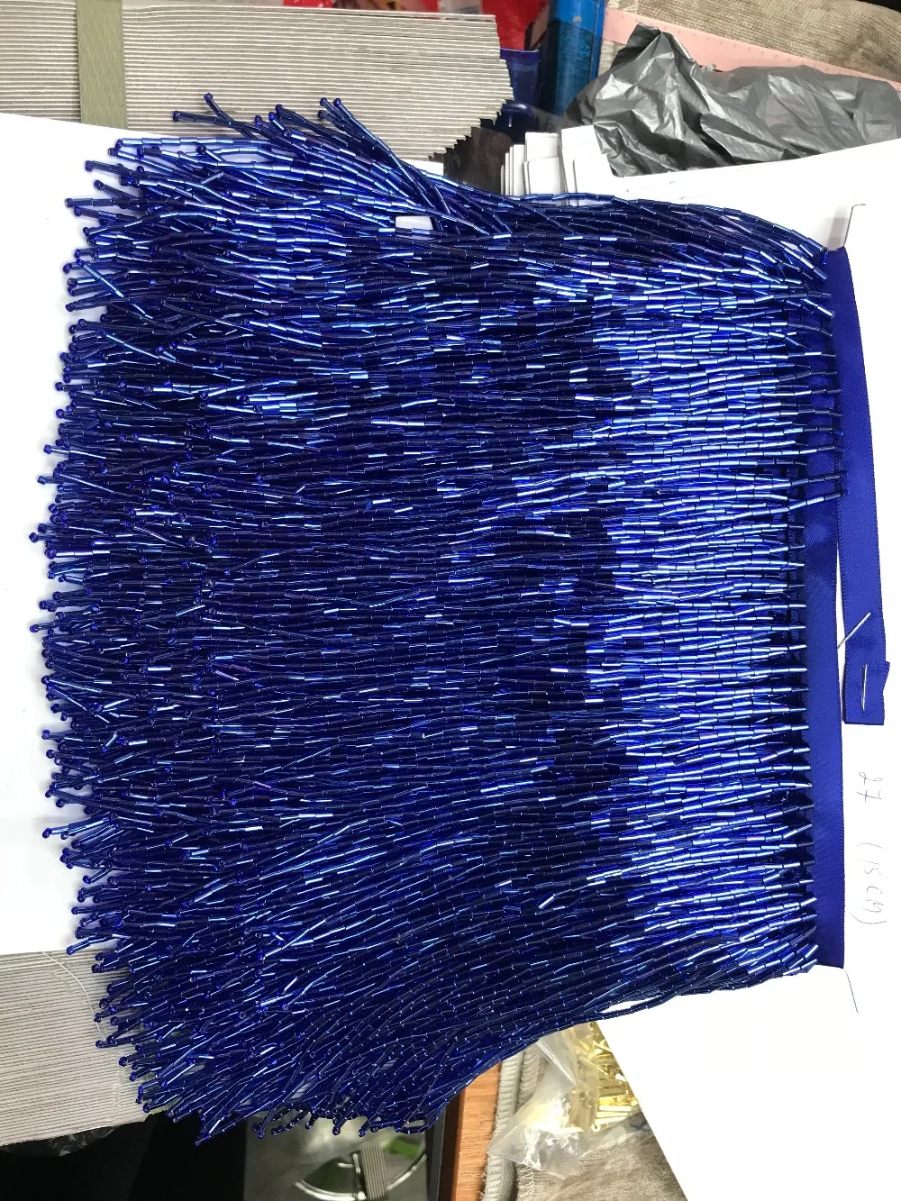 Ручная работа 15 см широкая отделка бахромой из бисера 5 ярдов около 270 ниток