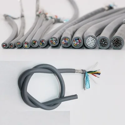 Гибкий кабель TRVVP2/3/4/5/ core 25awg-23awg-22awg, сопротивление складыванию