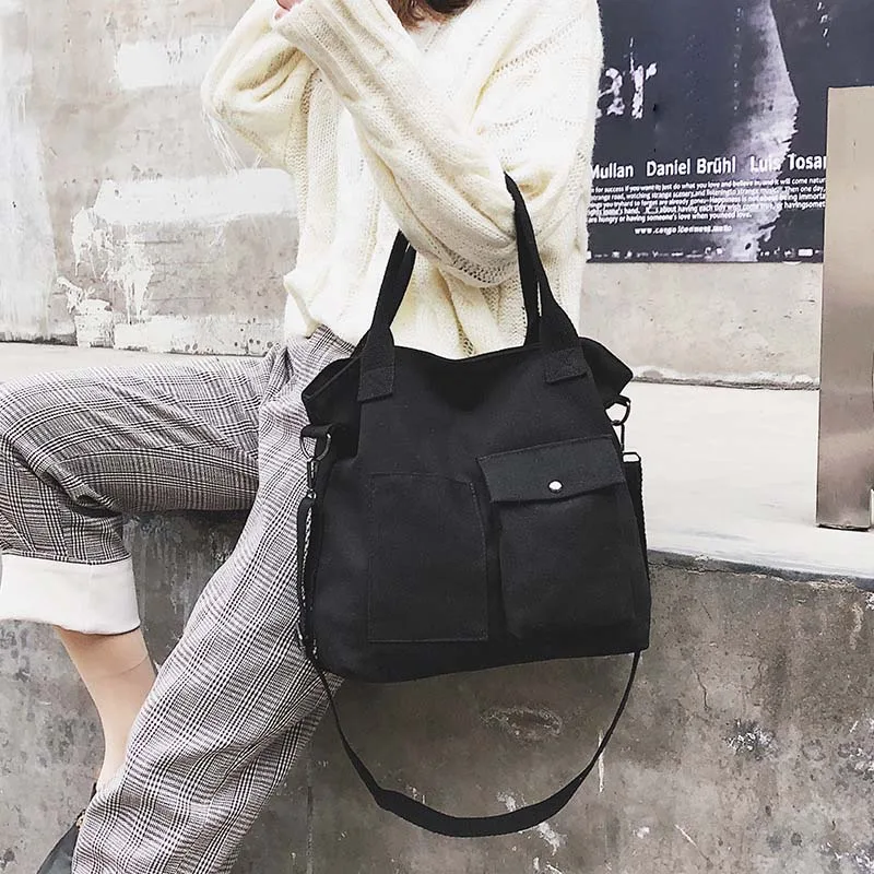 2018 Новая повседневная женская сумка через плечо для девушек Большая