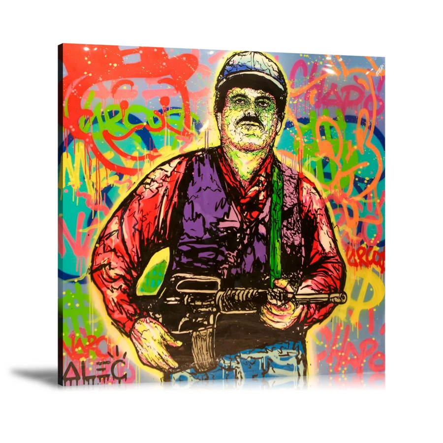 Alec монополис Мужской пистолет HD искусство стен Холст Искусство Картина