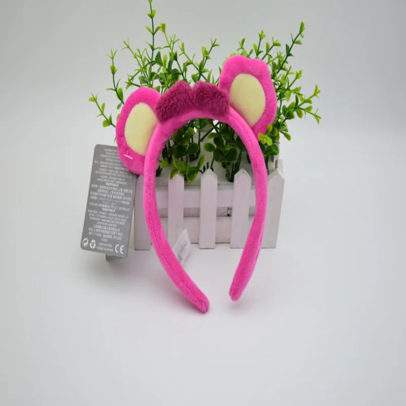 G Диснейленд аксессуары Микки уши 3D повязки на голову куклы Минни Винни Пух Дональд Дак волосы дети девочки Плюшевые игрушки головной убор - Цвет: G