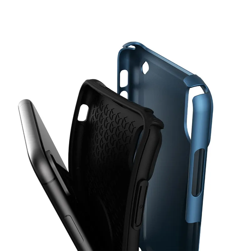 Два в одном PC + TPU чехол для Iphone7 7P 8 8P тонкий гладкий жесткий iPhone XS XR XMAX Чехол
