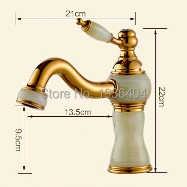 Роскошный красивый Европейский медный смеситель мраморный камень Винтажный