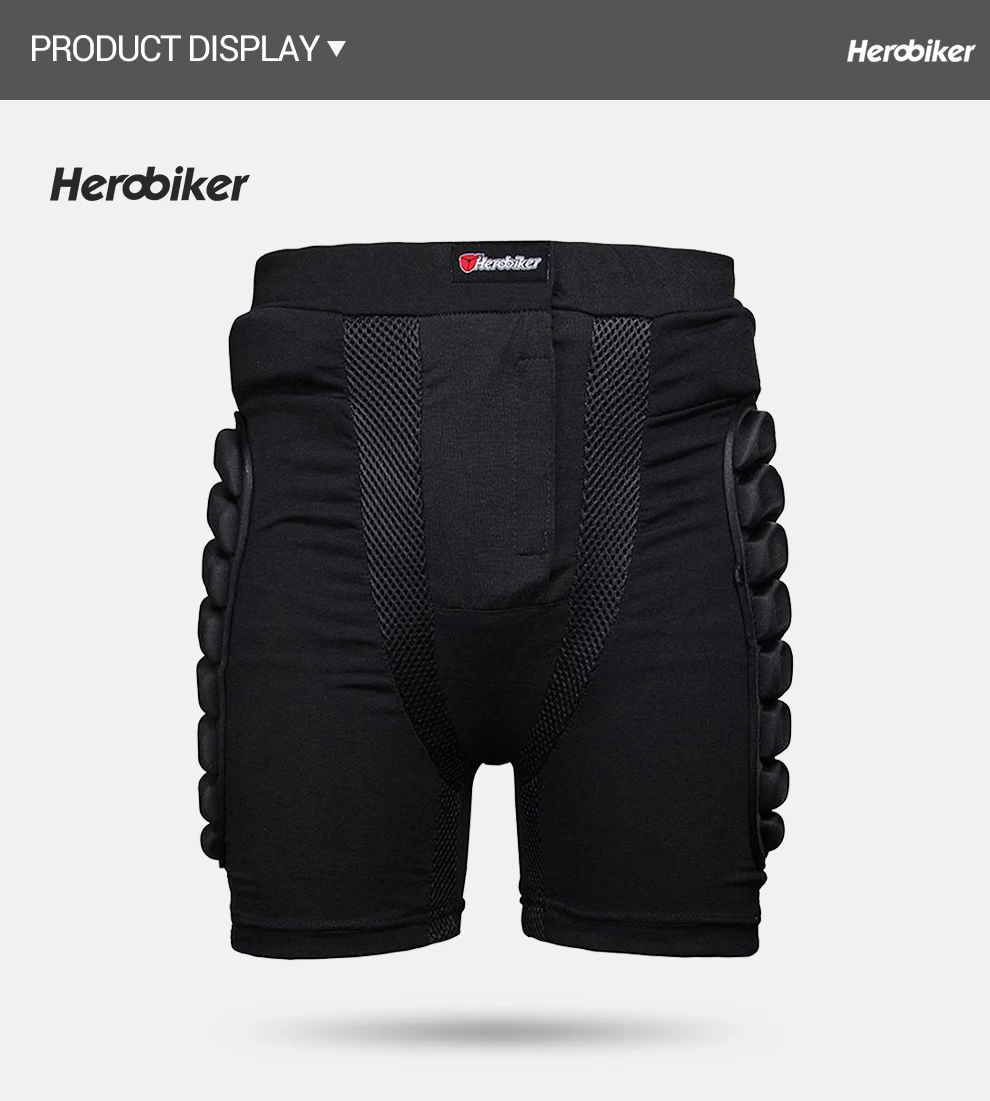 HEROBIKER, унисекс, лыжный сноуборд, катание на коньках, скейтборд, защитное снаряжение, хип-хоп, ягодичный коврик, экстремальный спорт, DH, MTB, защита велосипеда, броня, шорты
