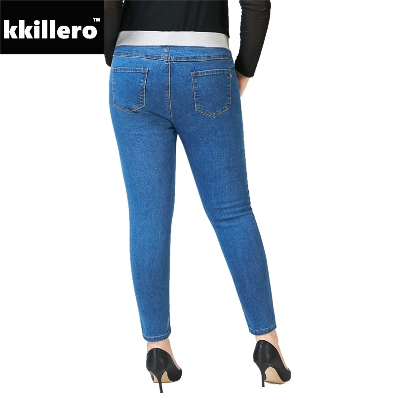Shaping Skinny Jeggings Эластичный пояс ботильоны Джинсы для женщин Для 2018 тонкий superstrech