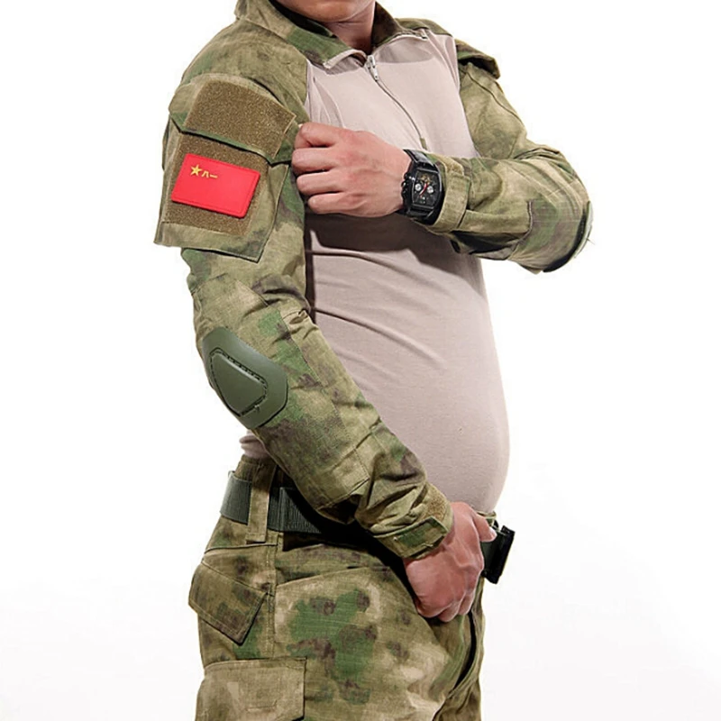 Уличная одежда для охоты тактическая боевая униформа камуфляжный костюм брюки и