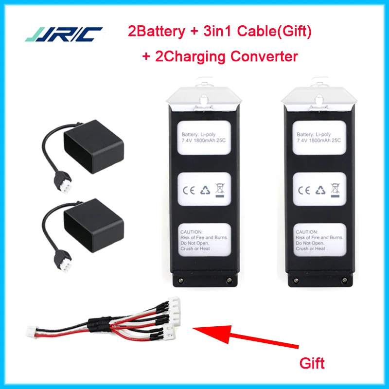 Version4 JJRC JJPRO X5 батарея 7,4 В 1800 мАч Li-po зарядное устройство для JJRC JJPRO X5 RC вертолет Квадрокоптер Дрон запасные части Аксессуары - Цвет: Version4