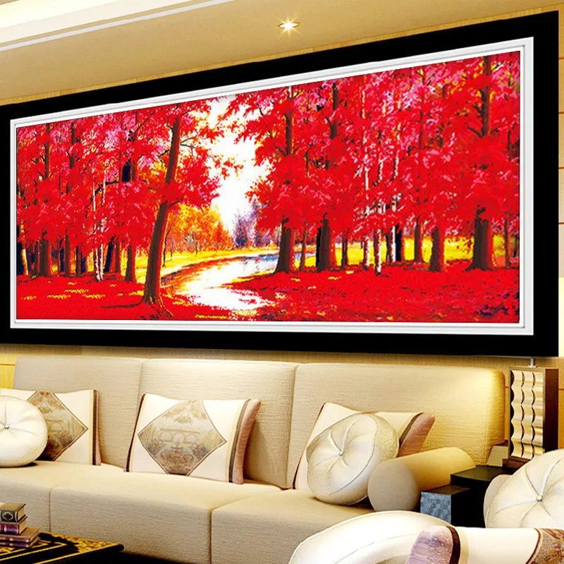 QIANZEHUI DIY Diamond Embroidery Round Fortune Mangroves Full rhinestone 5D painting cross stitch needlework | Дом и сад