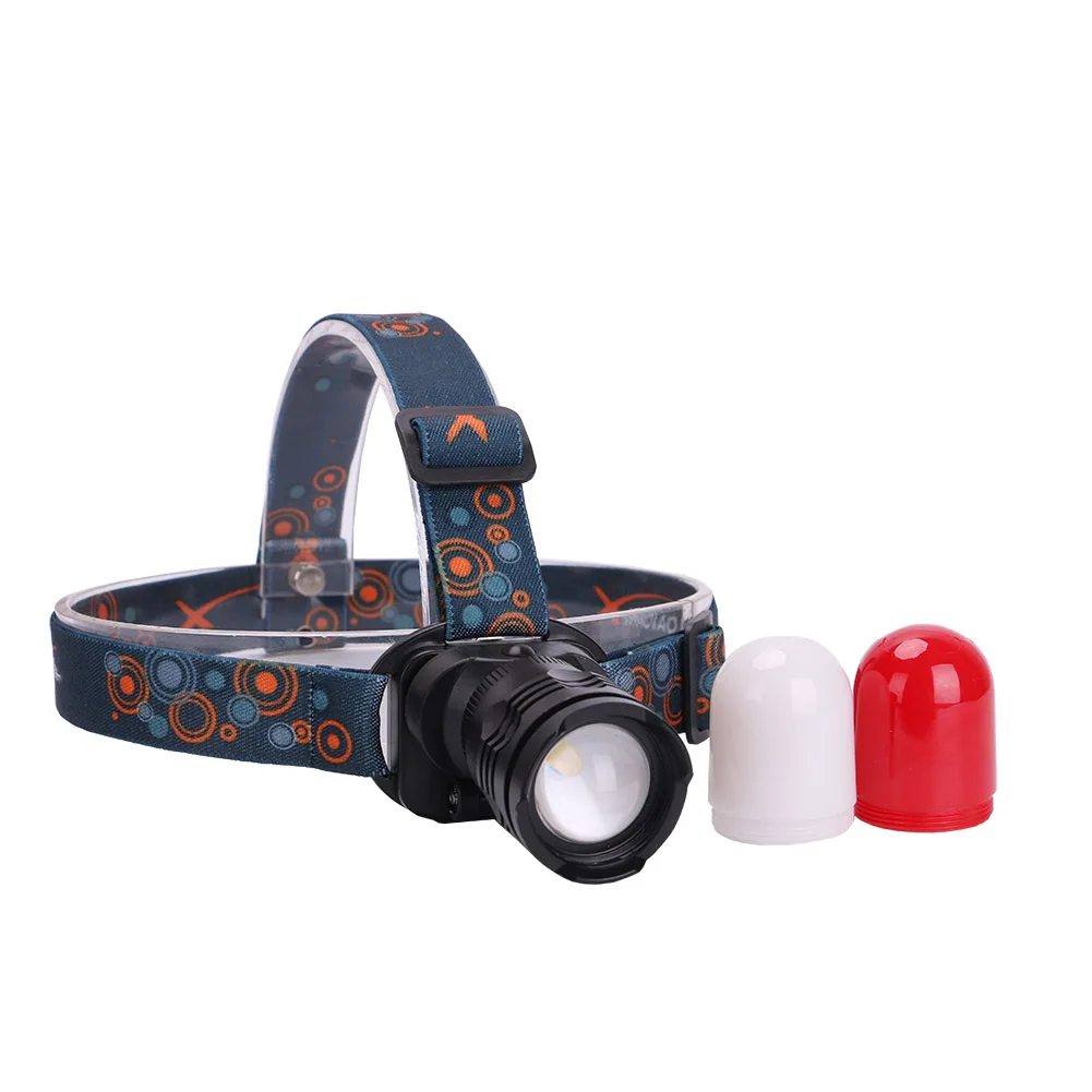 XML T6 перезаряжаемый светодиодный налобный фонарь алюминиевый наружный 3 режима