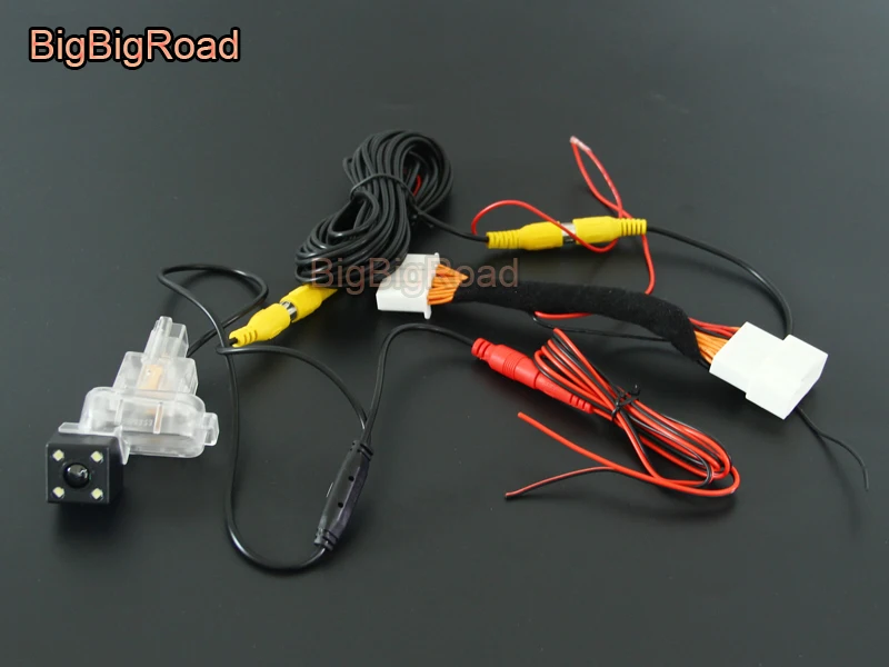 BigBigRoad камера заднего вида 20 контактов RCA разъем адаптера провода кабель для Mazda 3 Мазда 3 MB хэтчбек