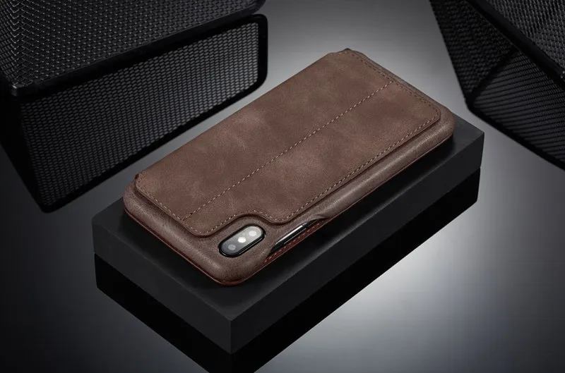 HG кожаный чехол для Iphone XR чехол для телефона протектор Магнитный чехол Hoesje Coque для Iphone XR раскладной чехол