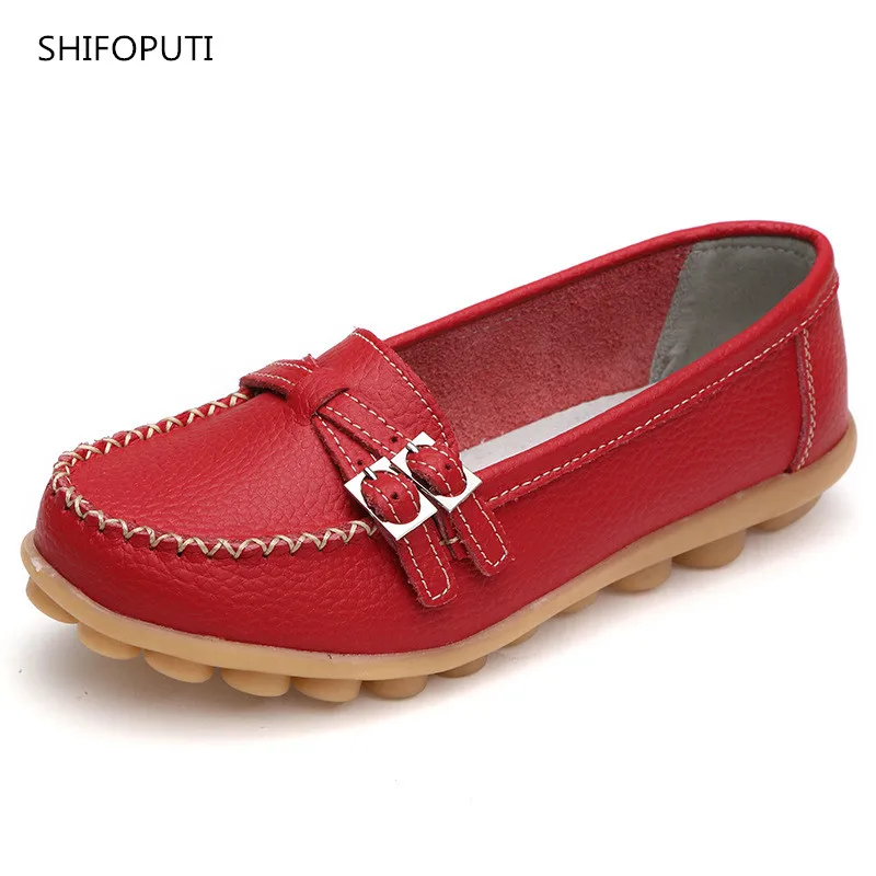 2018 г. летняя обувь для мам из натуральной кожи новые модные однотонные женские