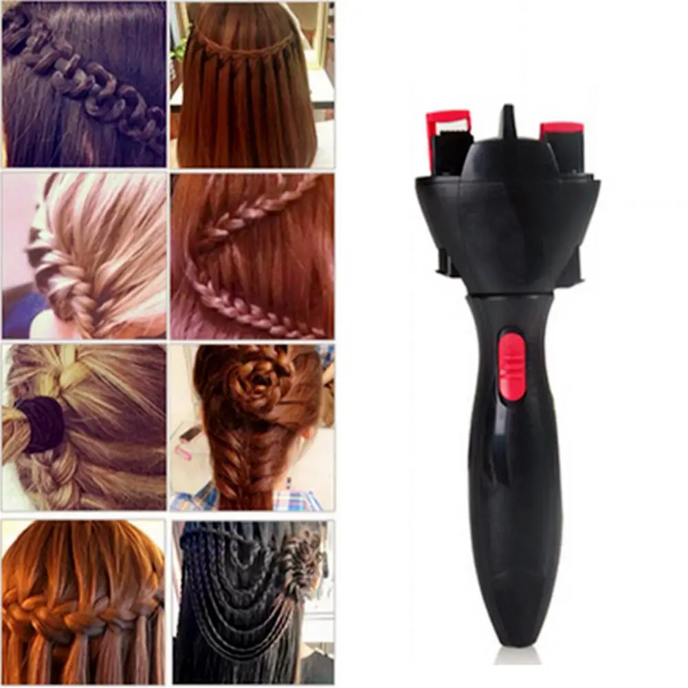 Автоматическая электрическая Твист Машина трикотажное устройство DIY волосы Braider машина плетение прическа инструменты