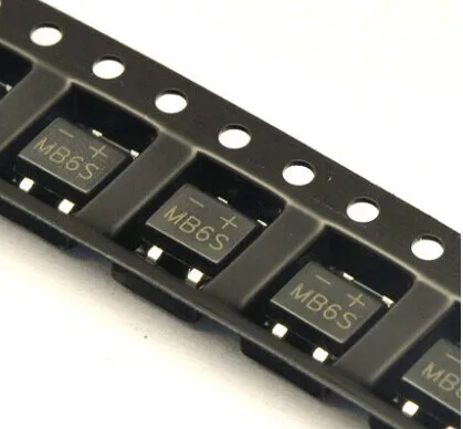 100шт SMD MB6S 0 5А 600В одна фаза Диодного Выпрямительного моста SOP-4 | Электронные