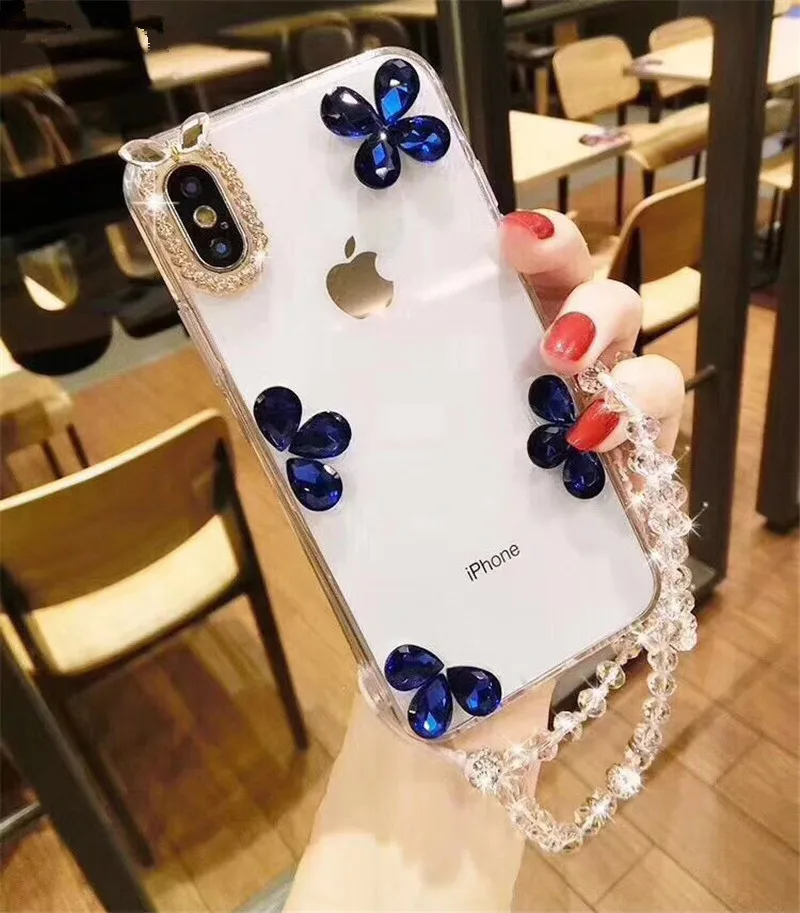 Для iPhone 5 SE 6 6S 7 8 7Plus 8Plus X XS MAX XR Роскошный Блестящий Мягкий чехол для телефона с