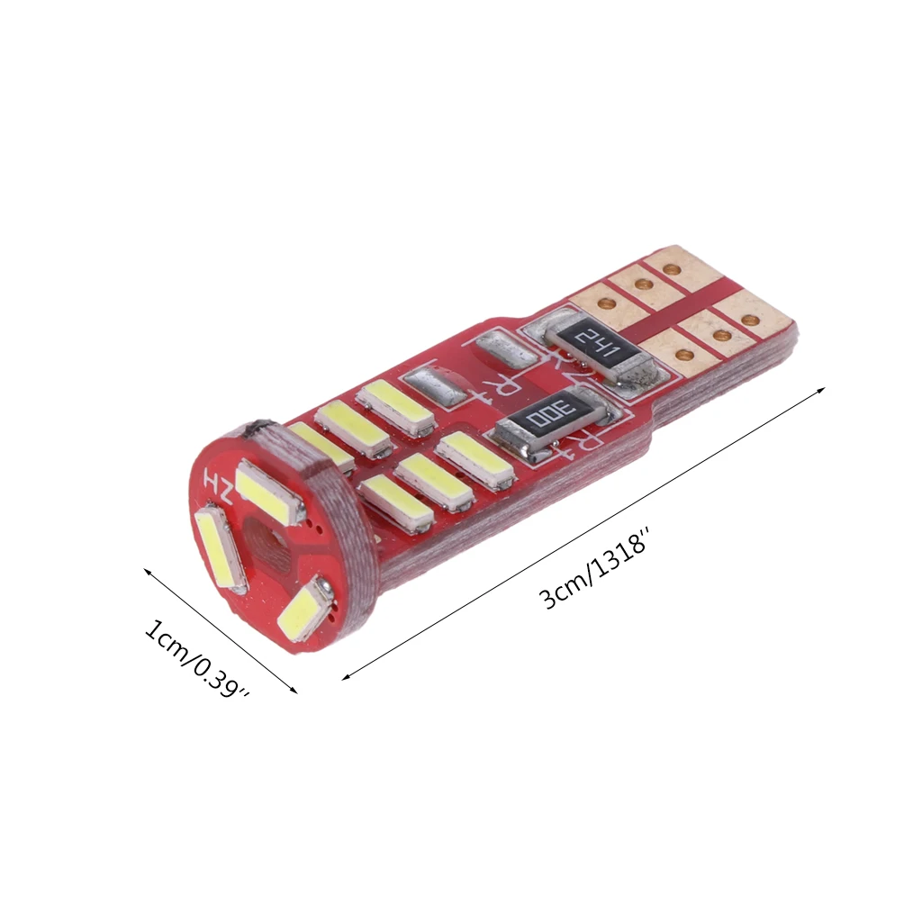 CAN-bus ошибок 15-SMD T10 W5W светодиодный 5W5 4014 маркер светильник лампы белого цвета |