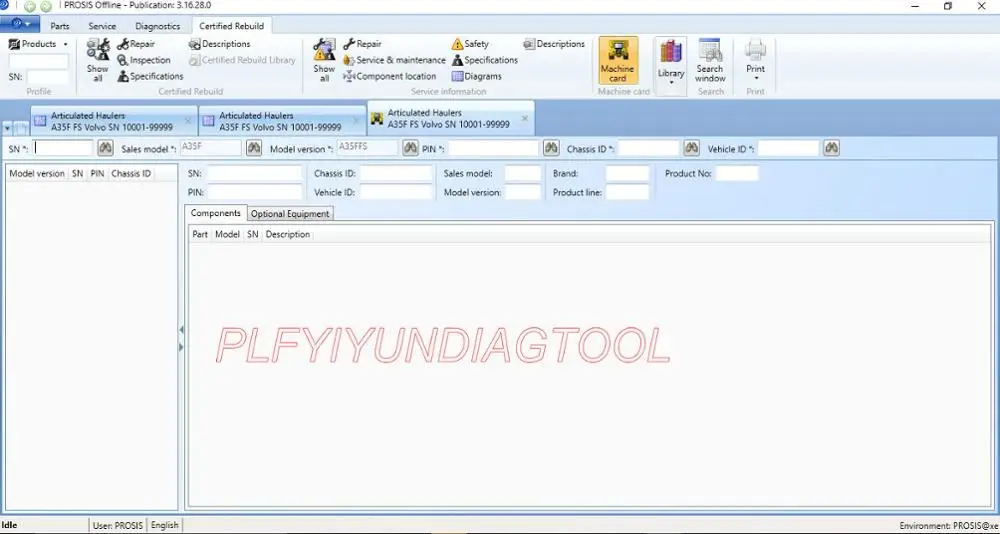 2019 Новое строительное оборудование PROSIS (Запчасти + ремонт) активатор для