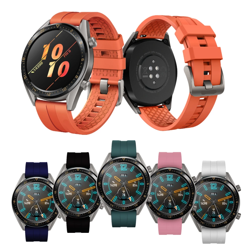 Ремешок для часов Huawei Watch GT / 2 спортивный браслет Honor Magic 2/1 силиконовые браслеты