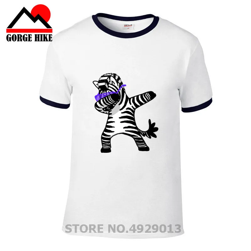 Новинка милая стильная модная футболка с коротким рукавом Мужская забавным