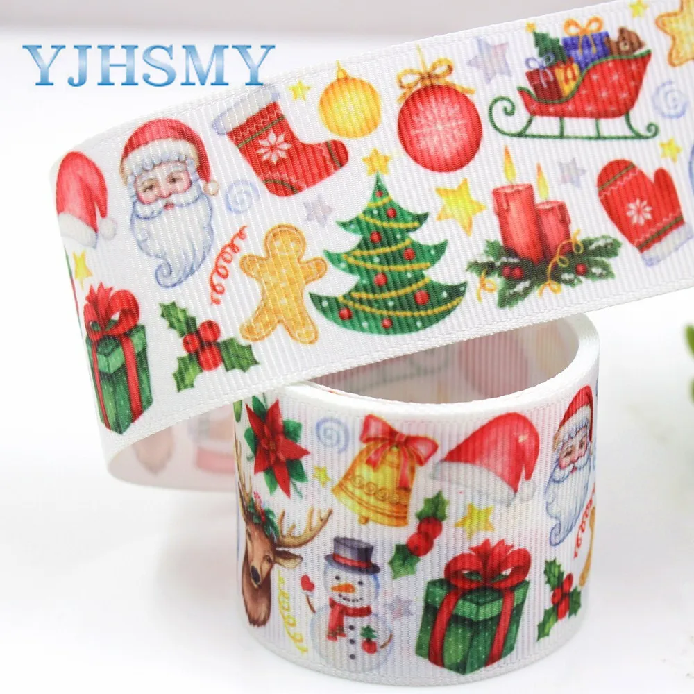 YJHSMY G-18716-620 38 мм 10 ярдов мультфильм печатных grosgrain ленты DIY ручной работы