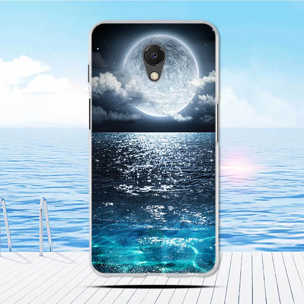 Мягкий чехол из ТПУ для Meizu M 6S 5 7 дюйма Meilan 6s силиконовый с рисунком на заднюю