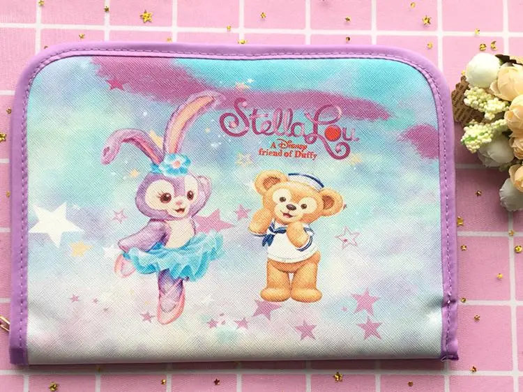 Новые милые сумки Duffy Bear's Friend Stellalou, многофункциональная папка для документов, мультяшная посылка для хранения карт, подарки для девочек - Цвет: 4